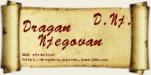 Dragan Njegovan vizit kartica